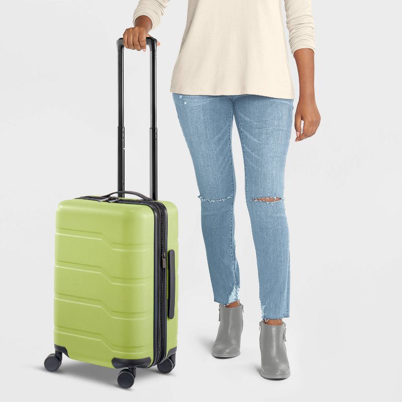 Hardside Carry On Spinner Suitcase - Open Story™, 3 of 12