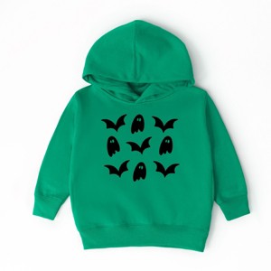 Ghosts and Bats Stacked - Toddler Hoodie - 1 of 3