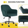 NicBex Modern Adjustable Height Velvet Home Office Chair,Swivel Armchair with Wheels for Work Study Vanity,Living Room - 4 of 4