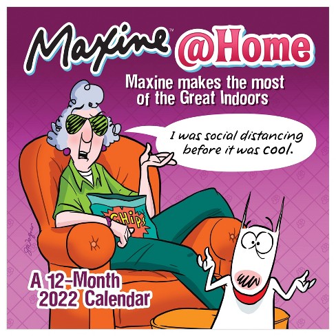 2022 Wall Calendar Maxine At Home- The Time Factory : Target