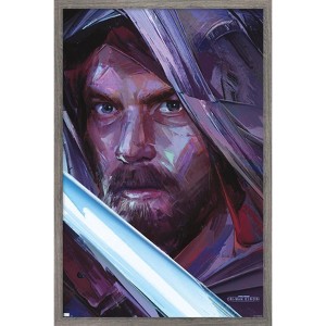 Trends International Star Wars: Obi-Wan Kenobi - Obi-Wan Portrait Framed Wall Poster Prints - 1 of 4