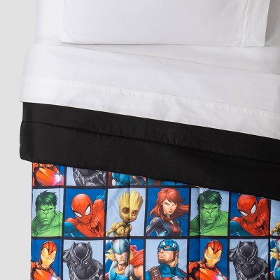 Marvel Avengers Team Full Comforter Blue