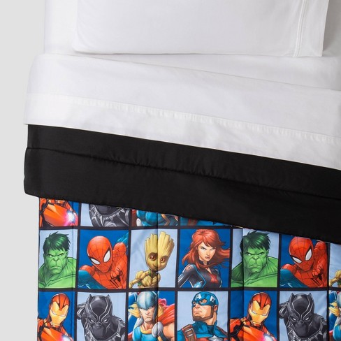 Marvel Avengers Team Full Comforter Blue Target