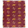 Midwestern State University Logo Pattern Silky 50x60 Blanket, 1 Sided - 2 of 4