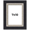 PosterPalooza | Photo Size Embellished Black Picture Frame - UV Acrylic, Foam Board Backing, Hanging Hardware - 2 of 4