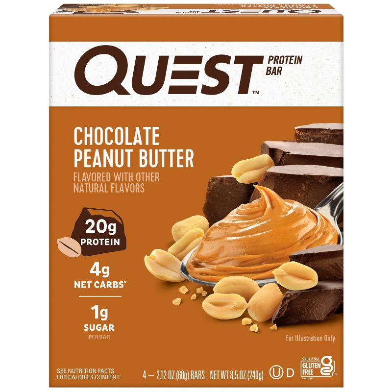 Quest Nutrition Protein Bars - Chocolate Peanut Butter, 1 of 13