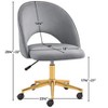 LOVMOR Upholstered Home Office Chair - 4 of 4