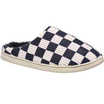 Aeropostale Men's Comfy Checkered Slippers with Cushioned Comfort