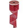 Northlight Red Woven Square Plaid Wired Craft Christmas Ribbon 2.5" x 10 Yards - 3 of 4