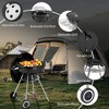 Karl Home Portable Charcoal Grill in Black with Wheels and Storage Holder - 4 of 4