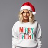 Simply Sage Market Women's Graphic Sweatshirt Merry and Bright Colorful - 2 of 4