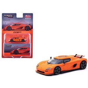 Koenigsegg CC850 Orange Metallic "Global64" Series 1/64 Diecast Model Car by Tarmac Works - 1 of 4