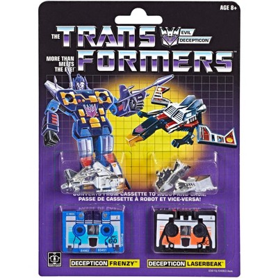 Transformers G1 Frenzy and Laserbeak Set of 2 | Transformers Vintage G1 Reissues Action figures