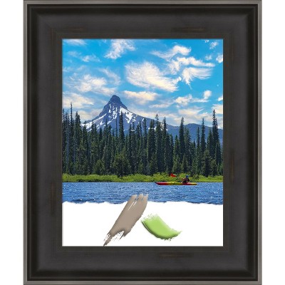 Amanti Art Allure Charcoal Wood Picture Frame