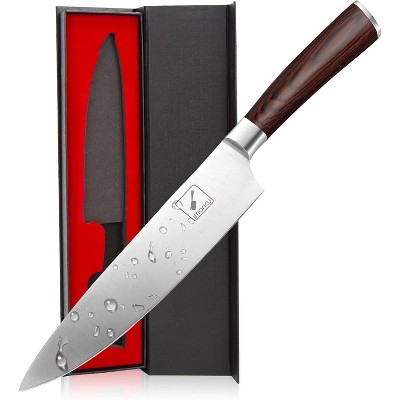 imarku Japanese Chef Knife - Pro Kitchen Knife 8 Inch Chef's Knives High Carbon Stainless Steel Sharp Paring Knife with Ergonomic Handle