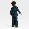 Toddler Plaid Long Sleeve Shirt and Pants Holiday Matching Family Pajama Set - Wondershop™ - 2 of 4