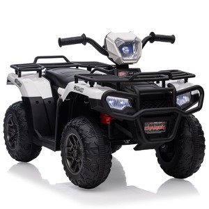Kids Ride on Car, Battery Car for Toddlers, High/Low Variable Speed Ride on Electric Vehicle with LED Light, Music, USB, for Child Toy - 1 of 4