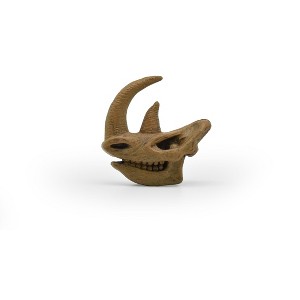 Collectible Wildlife Gifts | Woolly Rhino Skull, Rhinoceros,  Fossil, Realistic Model Toy  1  1/2" F3132 B224 - 1 of 1