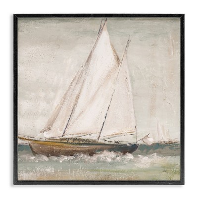 Stupell Industries Traditional Sailboat at Sea, 12" x 12"