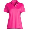 Lands' End Women's Short Sleeve Rapid Dry Sport Neck Polo Shirt - 2 of 2