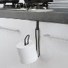 SunnyPoint Over The Tank Toilet Tissue Paper Roll Holder Black (HL-TPTANK-BLK) - 3 of 4