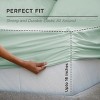 LISM 100% Cotton Fitted Sheet Deep Pocket Fitted Sheet, Fits Mattress Upto 16" - 3 of 4