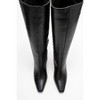 Lume - Black Genuine Leather Block Heel Knee-High Boot (Women) | Forever & Always Shoes - 3 of 4