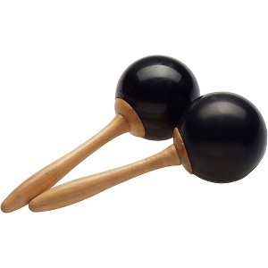 Stagg Traditional Fibre Maracas Black - 1 of 1