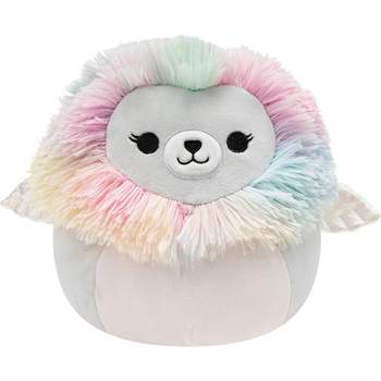 Squishmallows 8" Leonari The Rainbow Lion - Official Kellytoy Plush - Cute and Soft Lion Stuffed Animal Toy - Great Gift for Kids