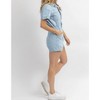 Women's BUTTON FRONT ROMPER - day + moon - 3 of 4