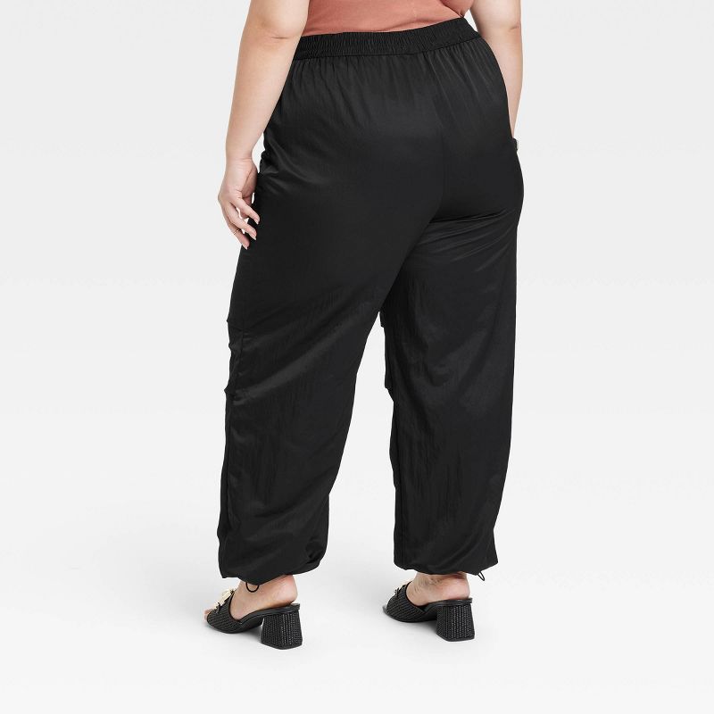  Women's High-Rise Parachute Pants - A New Day™, 3 of 9