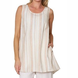 Women's Striped Santorini Top - Stella Carakasi - 1 of 3