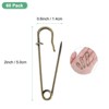 Unique Bargains Large Safety Spring Lock Blanket Bulk Pins 60 Pcs - 3 of 4
