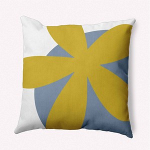 16"x16" Bold Flower Square Throw Pillow - e by design - 1 of 4
