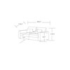 SKRAN 3 Seater 83" Modern Sofa Couches with Detachable Cover & double cushioning,Durable Fabric for Living Room,Small Spaces - 3 of 4