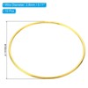 Unique Bargains Metal DIY Craft Macrame Wreath Dream Catcher Rings 10 Pcs - 2 of 4