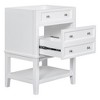 Akoasm 23.6 in. W Sink Bathroom Vanity Cabinet with Drawer and Open Shelf-White - 2 of 4