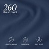 260 Thread Count Organic Cotton Percale Fitted Sheet by Bare Home - 4 of 4