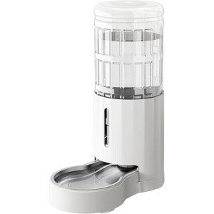 Stainless Steel Pet Water Dispenser, Automatic BPA-Free Gravity Waterer with Large Drinking Area - 1 of 4