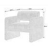 Syemin Bubble Sofa, Lazy Sofa, Lounge Sofa, Suitable for Living Room, Office, Apartment, Beige, 30.91"*30.51"*30.12" - 4 of 4