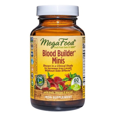 MegaFood Blood Builder Mini Supplement - 60ct