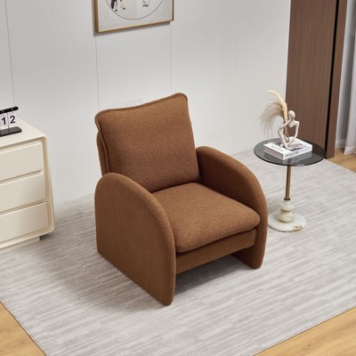 NicBex Modern Accent Chair Armchair Upholstered Living Room Chair Lounge Chair for Reading Room, Bedroom, Office