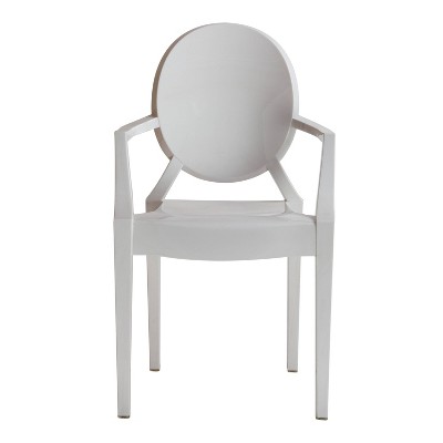 Isolde Baroque Chair White - A&B Home