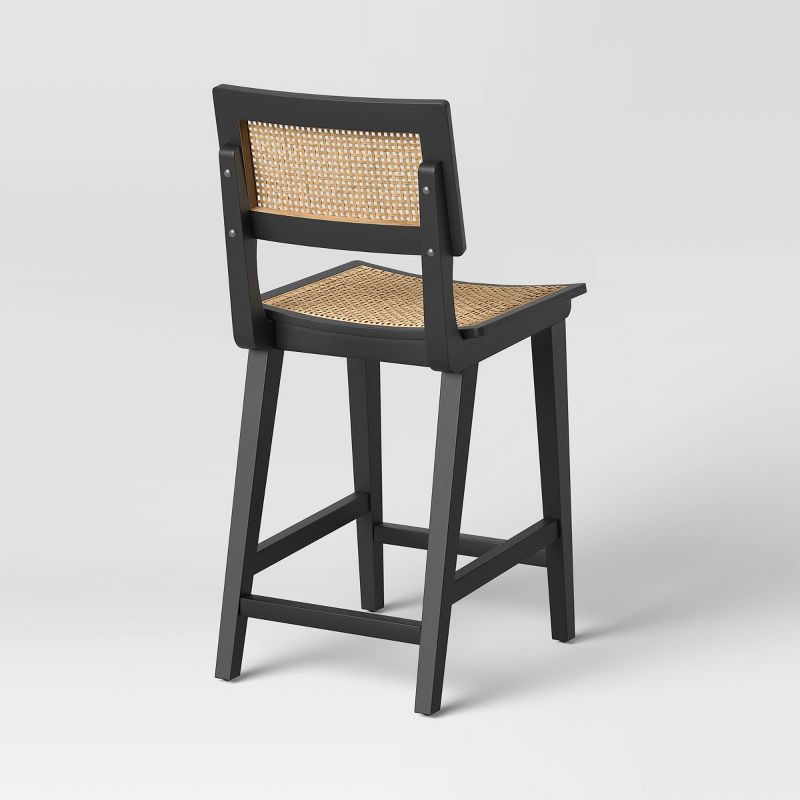 Tormod Backed Cane Counter Height Barstool - Threshold™, 5 of 15
