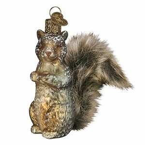 Old World Christmas Blown Glass Ornament for Christmas Tree, Vintage Squirrel - 1 of 4
