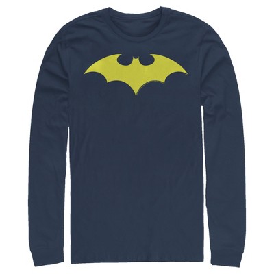 Men's Batman Winged Hero Symbol Long Sleeve Shirt