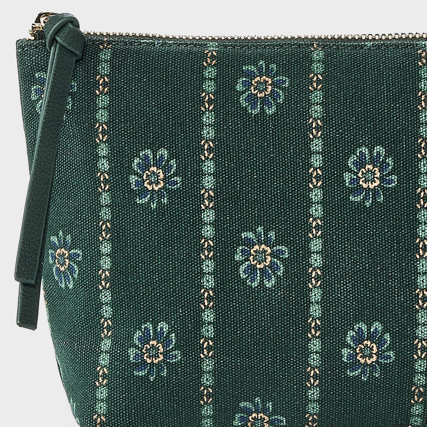 Сумка Universal Thread Canvas Floral Zip Travel Pouch, цвет: С принтом — фото 4
