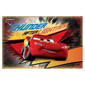 Trends International Disney Pixar Cars - Thunder After Lightning Framed Wall Poster Prints
