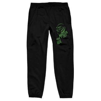 Universal Monsters Monster From A Lost Age Men's Black Jogger Pants