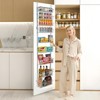 VEVOR Over the Door Pantry Organizer, 9-Tier Pantry Organization and Storage, Heavy-Duty Steel Hanging Spice Rack, White - 2 of 4